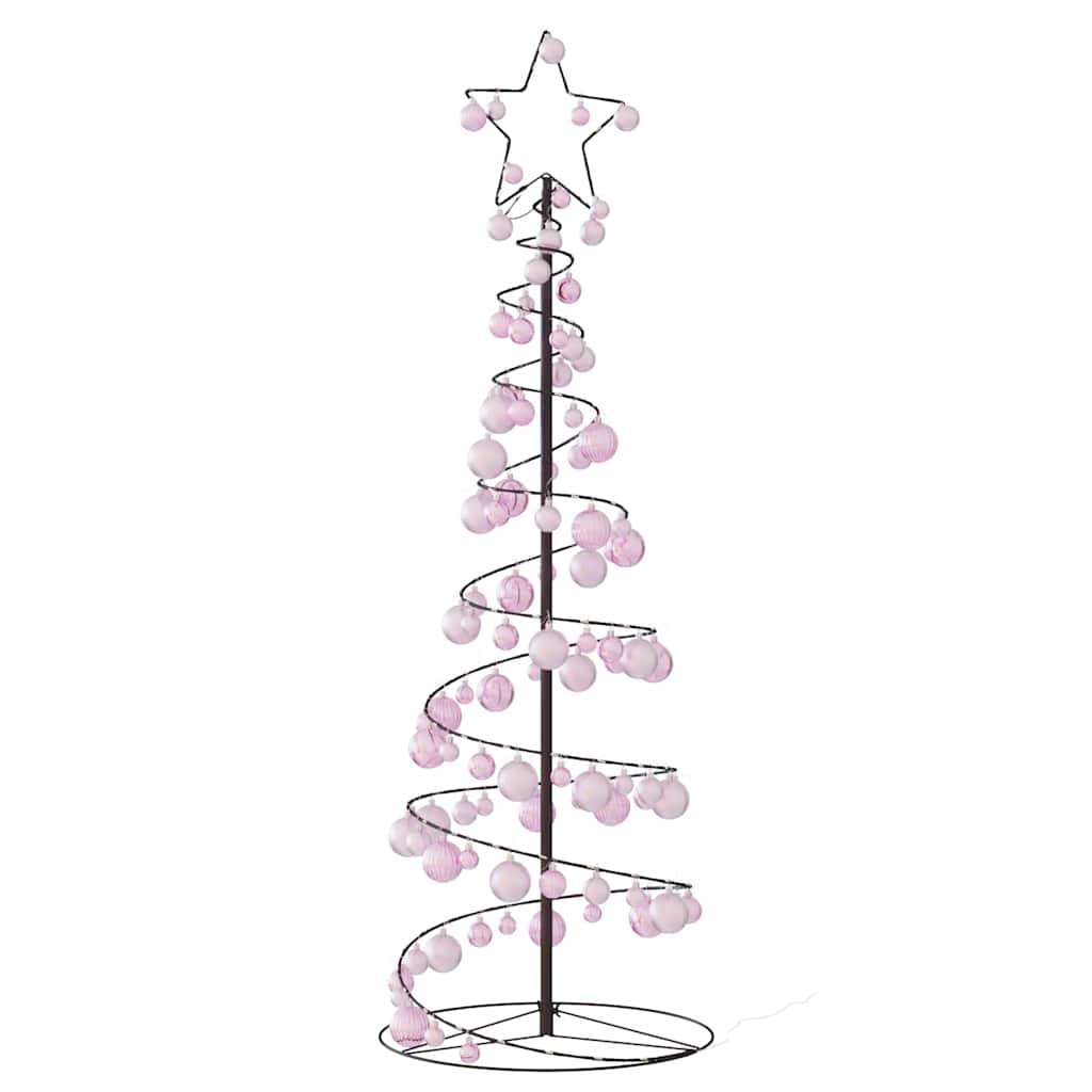 LED Christmas Tree with Baubles 100 LEDs Warm White 150 cm